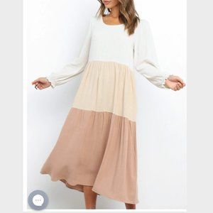 Petal and Pup Daley Dress in Beige